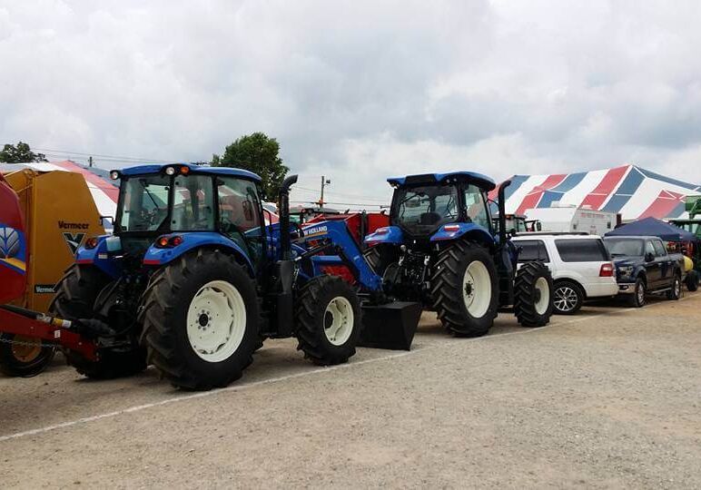 Green Forest Agri Days Blue Tractors